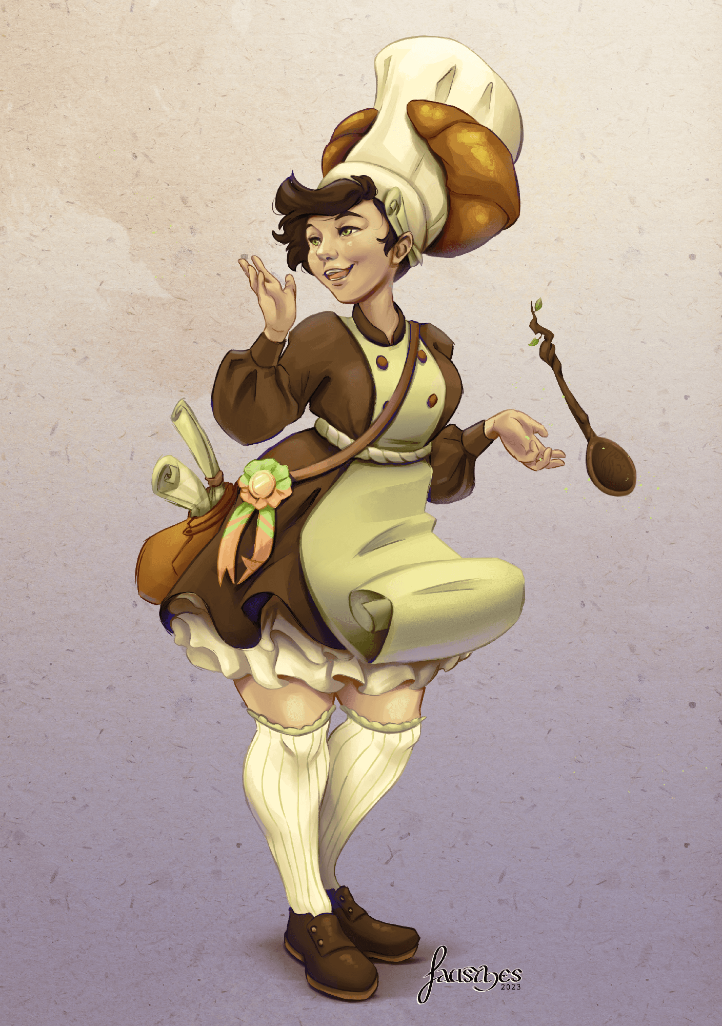 Enchanting baker