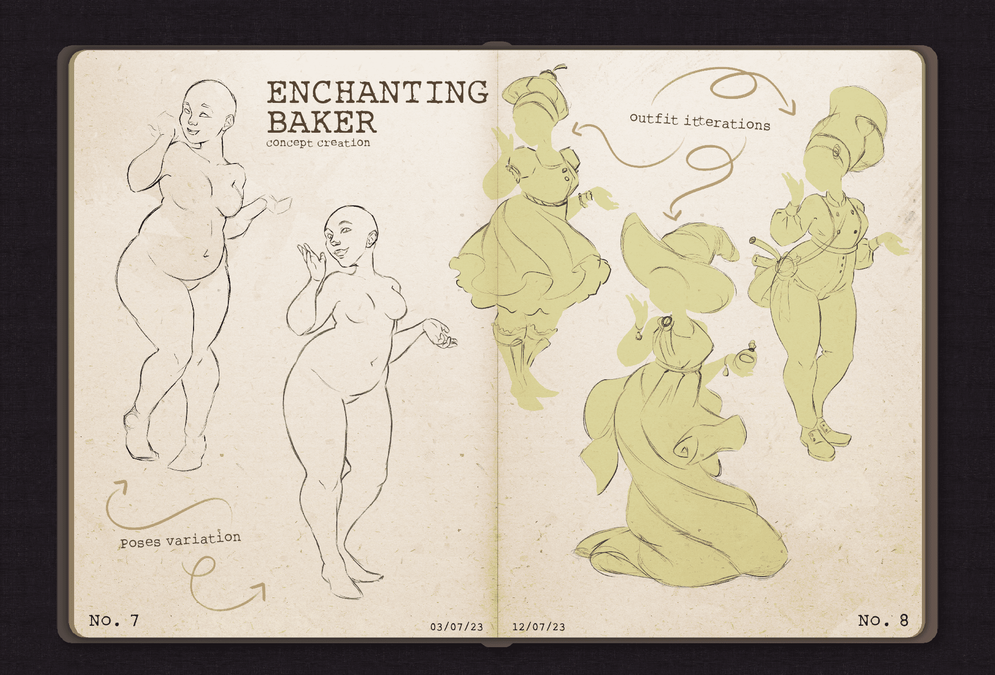 Enchanting baker process 1/2
